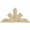 Ekena Millwork Saratoga Rough Sawn Timber Gable Bracket, Douglas Fir, 48"W x 24"H x 6"D x 6"F, 12/12 Pitch GBW048X24X0606SAR00RDF - alternate 1